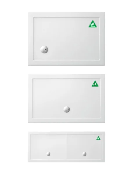 Crosswater Rectangular Shower Tray 700 X 600 35mm Anti Slip