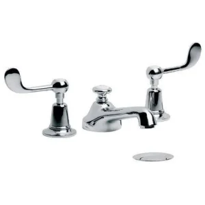 Lefroy Brooks Classic Connaught Lever 3h Basin Mixer & Puw - Chrome