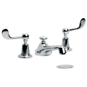 Lefroy Brooks Classic Connaught Lever 3h Basin Mixer & Puw - Chrome product image - Image 1