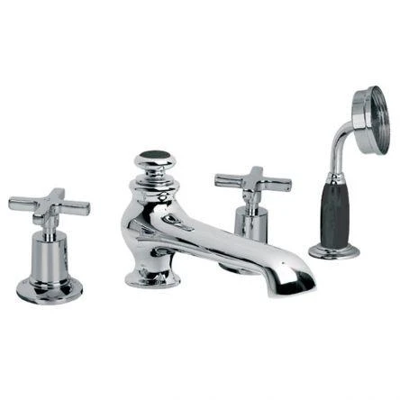 Lefroy Brooks Mackintosh D/m 4h Bath Set - Chrome