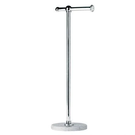 Lefroy Brooks Classic Edwardian Free Standing Toilet Paper Holder - Nickel