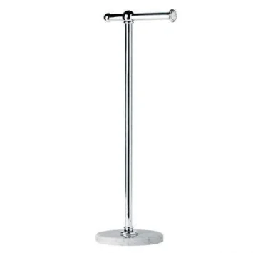 Lefroy Brooks Classic Edwardian Free Standing Toilet Paper Holder - Chrome product image - Image 1