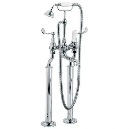 Lefroy Brooks Connaught Lever Bsm With Standpipes - Chrome