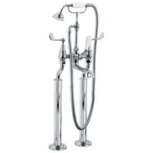 Lefroy Brooks Connaught Lever Bsm With Standpipes - Chrome