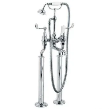 Lefroy Brooks Connaught Lever Bsm With Standpipes - Chrome product image - Image 1