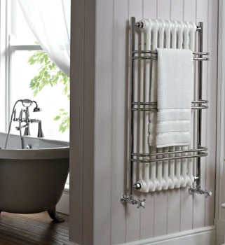 Vogue Nexus Grand III Towel Radiator Heating Only - Chrome 900X525