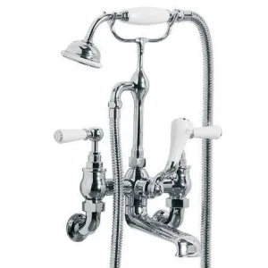 Lefroy Brooks Classic White Lever W/m Bsm - Nickel