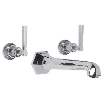 Lefroy Brooks Mackintosh Lever Conc 3h Bath Filler - Chrome