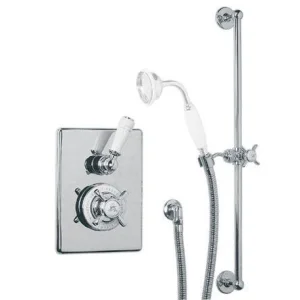Lefroy Brooks Godolphin Conc Thermo Valve With Slide Rail Kit - Nickel