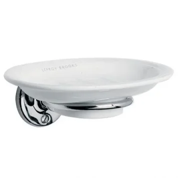 Lefroy Brooks White China Soap Dish For Lb4937 product image - Image 1