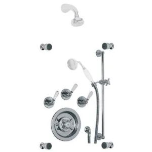 Lefroy Brooks Godolphin Conc Archi Valve, Flow Ctrl, Kit & Jets - Nickel