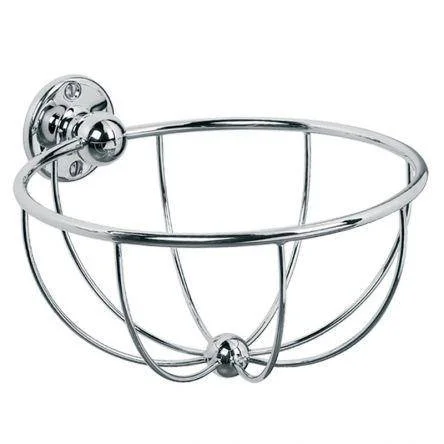 Lefroy Brooks Classic W/m Circular Sponge Basket - Nickel
