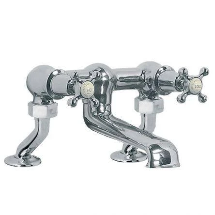 Lefroy Brooks Connaught D/m Bath Filler - Antique Gold
