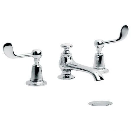 Lefroy Brooks Connaught Lever D/m 3h Basin Mixer With Puw - Chrome