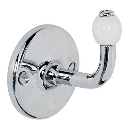 Lefroy Brooks Classic Single Robe Hook - Antique Gold