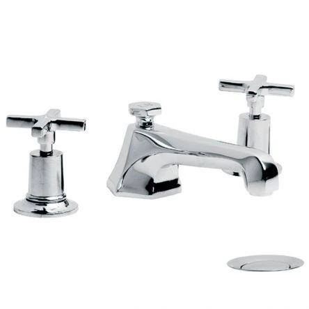 Lefroy Brooks Mackintosh D/m 3h Basin Mixer With Puw - Antique Gold