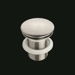 Just Taps Inox Free Flow Basin Waste Slotted