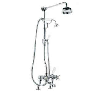 Lefroy Brooks Connaught D/m Bsm With Riser, Kit & 5" Rose - Chrome