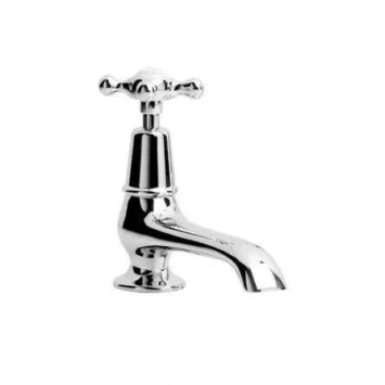 Lefroy Brooks Connaught Single Long Nose Pillar Tap - Nickel product image - Image 1