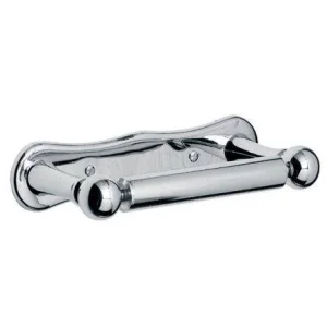 Lefroy Brooks Classic Edwardian Dog Bone Toilet Paper Holder - Chrome