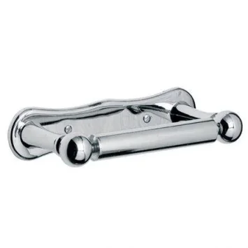 Lefroy Brooks Classic Edwardian Dog Bone Toilet Paper Holder - Chrome product image - Image 1