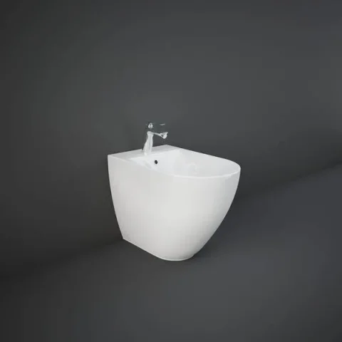 Rak DES Back To Wall Bidet Alpine White 1th product image - Image 1
