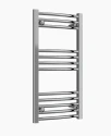 Reina Capo 800 X 400 Chrome Curved Towel Rail