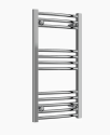 Reina Capo 800 X 400 Chrome Curved Towel Rail