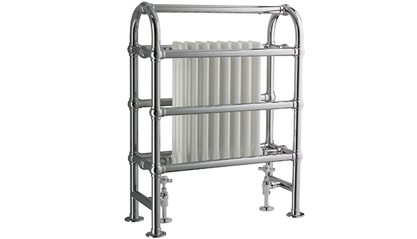 Vogue Originals Arcadia - BR Towel Radiator Dual Energy - Chrome 850X600