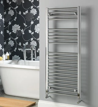Vogue Focus Colours Towel Radiator Heating Only - Mocha Brown 800X500