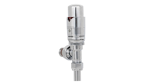 Vogue Arne Thermostratic Straight 1/2Inch 15mm - Chrome 84X118 detail view - Image 2