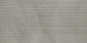 European Tiles Slate Stone GREIGE RIBBED 120 X 60 Rectified Matte Tile