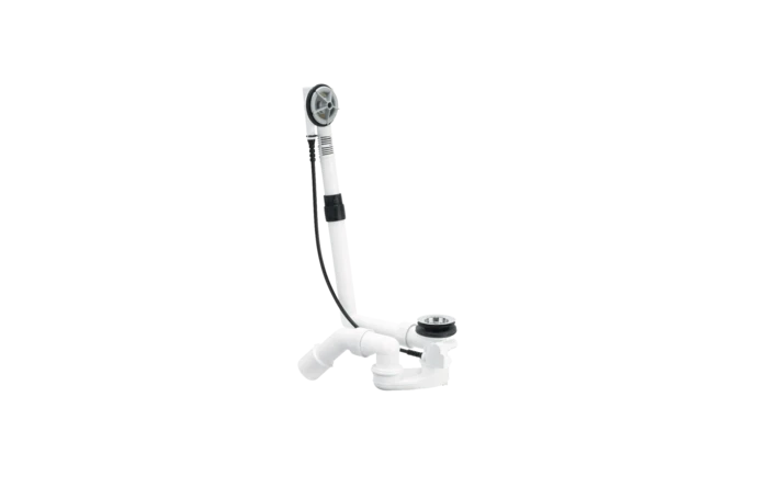 Waste- And Overflow Fitting 52 Mm, 1070 Mm, White