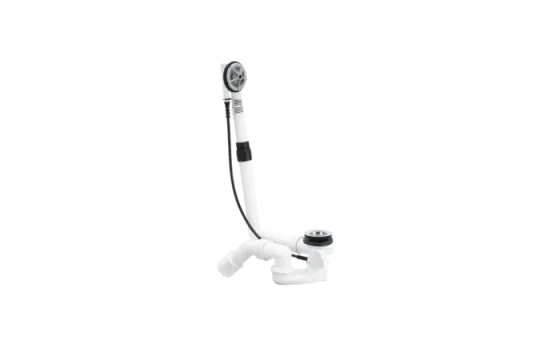 Waste- And Overflow Fitting 52 Mm, 1070 Mm, White product image - Image 1
