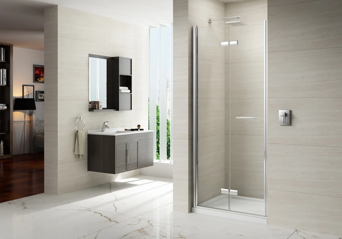 Merlyn 8 Series Frameless Side Panel (bifold Only) 900mm
