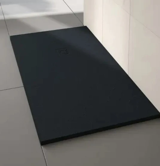 Merlyn Truestone Rectangle Tray Pure Black 1400 X 800mm