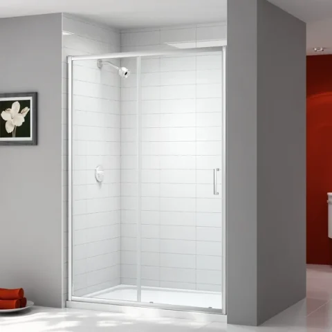 Merlyn Ionic Express Sliding Door 1100mm detail view - Image 3