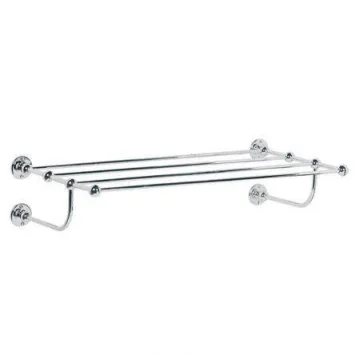 Lefroy Brooks Classic Towel Shelf - Chrome product image - Image 1