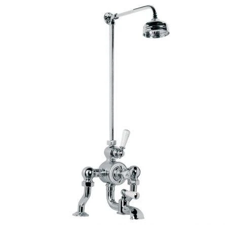 Lefroy Brooks Godolphin D/m Thermo Bsm With Riser & 5" Rose - Chrome
