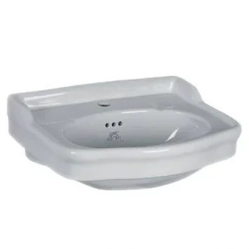 Lefroy Brooks La Chapelle 57cm 1 Tap Hole Basin - White product image - Image 1
