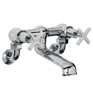 Lefroy Brooks Mackintosh W/m Bath Filler - Chrome