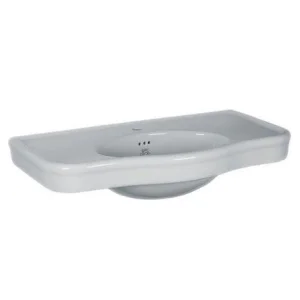 Lefroy Brooks La Chapelle 100cm Console Basin 1 Tap Hole - White
