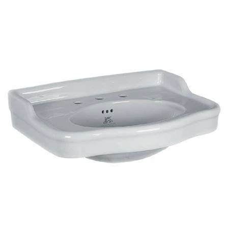 Lefroy Brooks La Chapelle 72cm Basin 3 Tap Hole - White