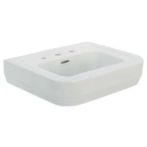 Lefroy Brooks Belle Aire 61cm Basin 3 Tap Hole - White