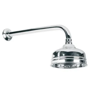 Lefroy Brooks Classic 550mm Shower Arm & 5" Rose - Nickel