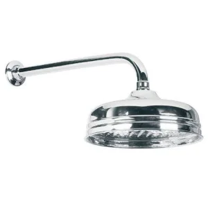 Lefroy Brooks Classic 550mm Shower Arm & 8" Rose - Nickel