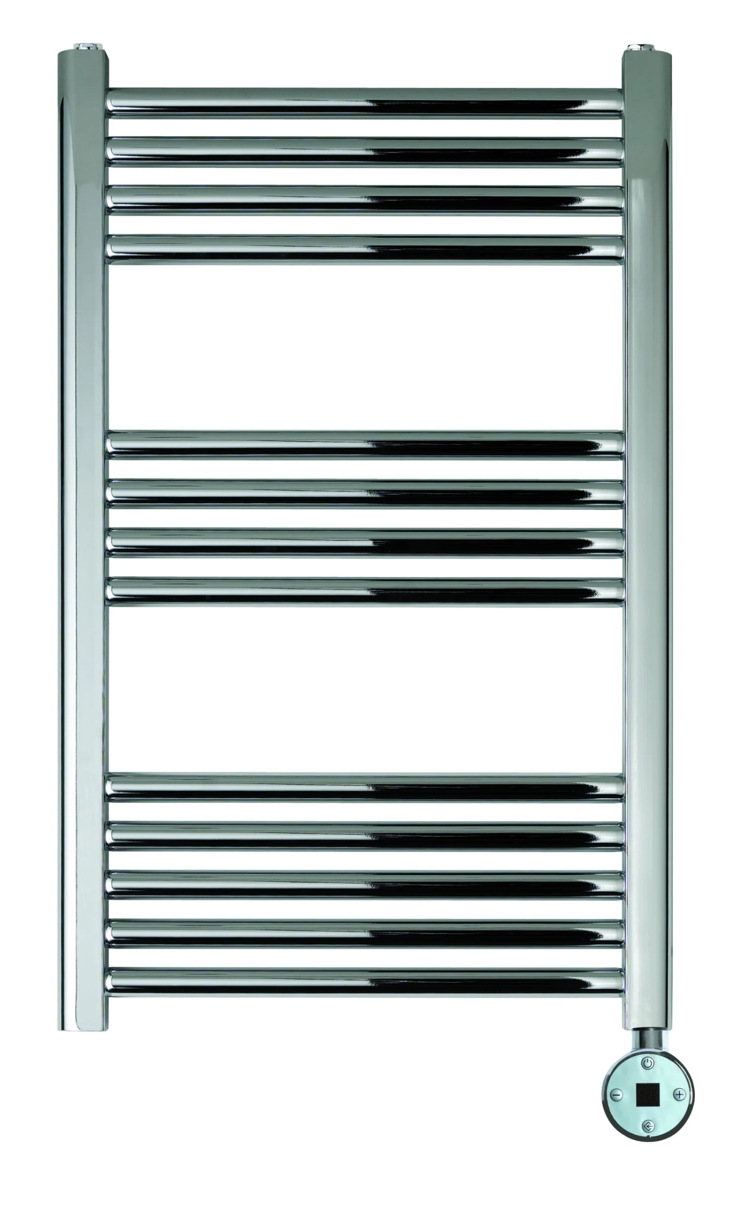 VOS Electric Thermostatic Control Towel Radiator 800x500mm - Chrome 