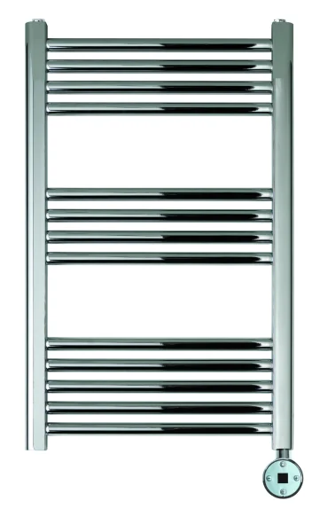 VOS Electric Thermostatic Control Towel Radiator 800x500mm - Chrome 