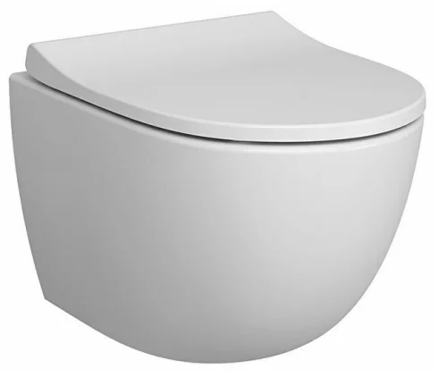 Vitra Sento Rimless Wall Hung Wc Pan - White