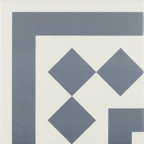 European Tiles Avantegarde Azul 001 20X20 Matt Ceramic  Tile detail view - Image 2